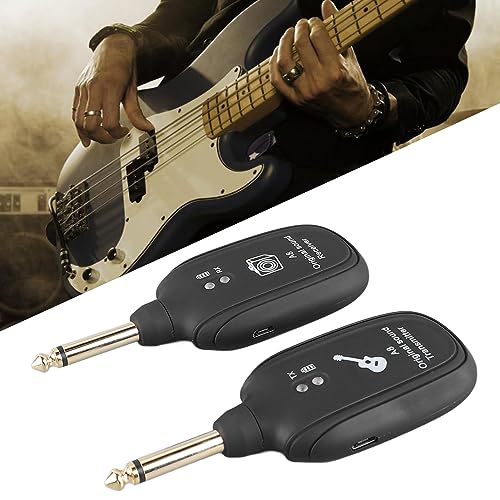 Tyenaza Wireless Guitar System, Preciso sistema de transmisión de audio para guitarra eléctrica inalámbrico con transmisor y receptor miniatura 6