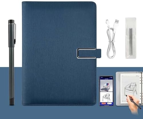 XNote AI ���ڃX�}�[�g ���C�e�B���O �Z�b�g�A�`��ƃ�������邽�߂� E �C���N���^�u���b�g�A�I�t�B�X�A�w�K�A�r�W�l�X��c�p�̍ė��p�\�ȃm�[�g�u�b�N���A�v���Ƀ��A���^�C������(Dark blue)