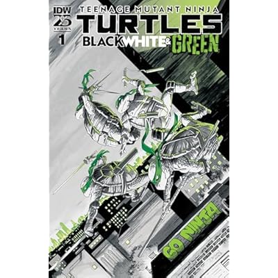 Teenage Mutant Ninja Turtles: Black, White, and Green #1