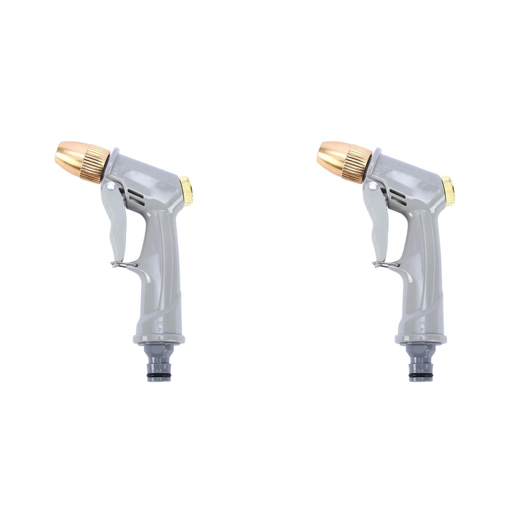 Ctrlzs 2X Portable High Pressure Water Nozzle Adjustable Metal Nozzle Washing Car Washer Garden Watering Hose Nozzle