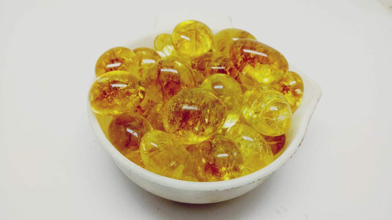 Natural Citrine Stone Crystal Pebbled AAA Quality 500 carate Natural Citrine Stone Crystal Pebbles-picture-47