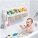 Imagen de wilcractk Almacenamiento de juguetes para bañera con 3 compartimentos