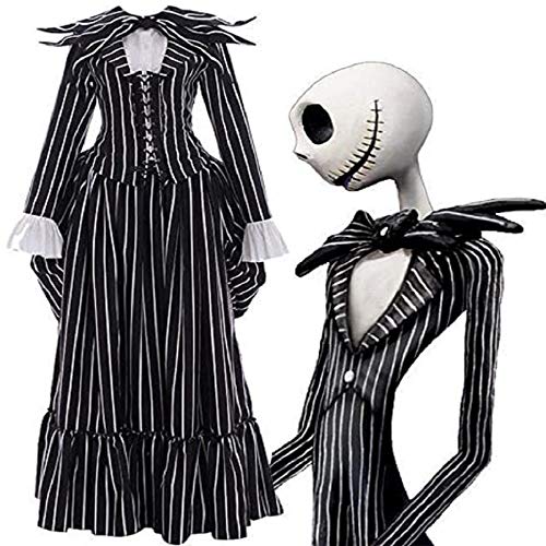 Yidali The Nightmare Before Christmas Jack Skellington Disfraz de Cosplay Disfraz de...