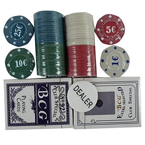 Image of Go Hooked Professional Poker Chips Casino Game Set | Poker Game Set