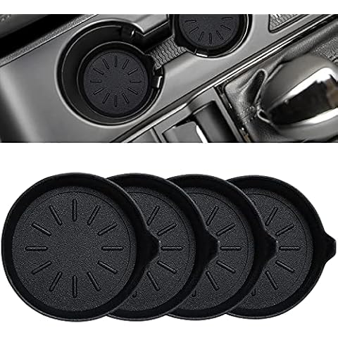 LEORAY Car Coasters for Cup Holder Silicone Car Cup Holder Coasters (4 Pack Original) Cover