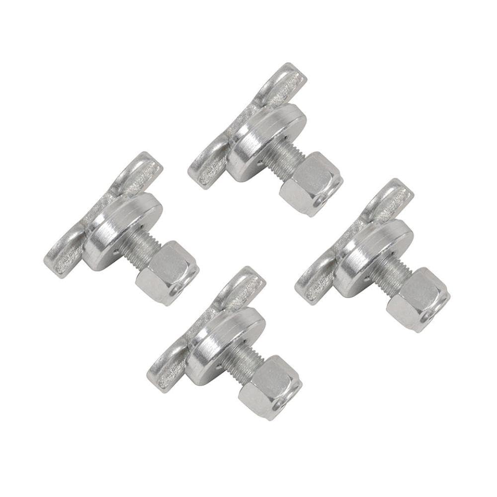 Punto de anclaje del kit de cuerda del gancho M8X30 para la barra del remolque del remolque compatible con varias correas atadas y sistemas de seguridad de carga(4pcs)