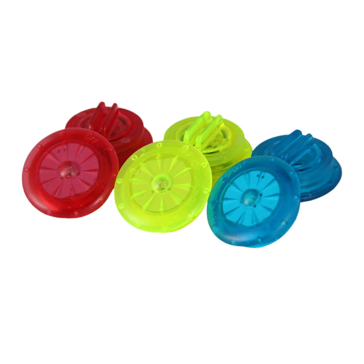 GRIRIW 6Pcs Bike Lights Wheel LED Lights for Night Cycling Easy to Install Safety Warning Lamps Hour Battery Cool Decorative Cycling Lighting