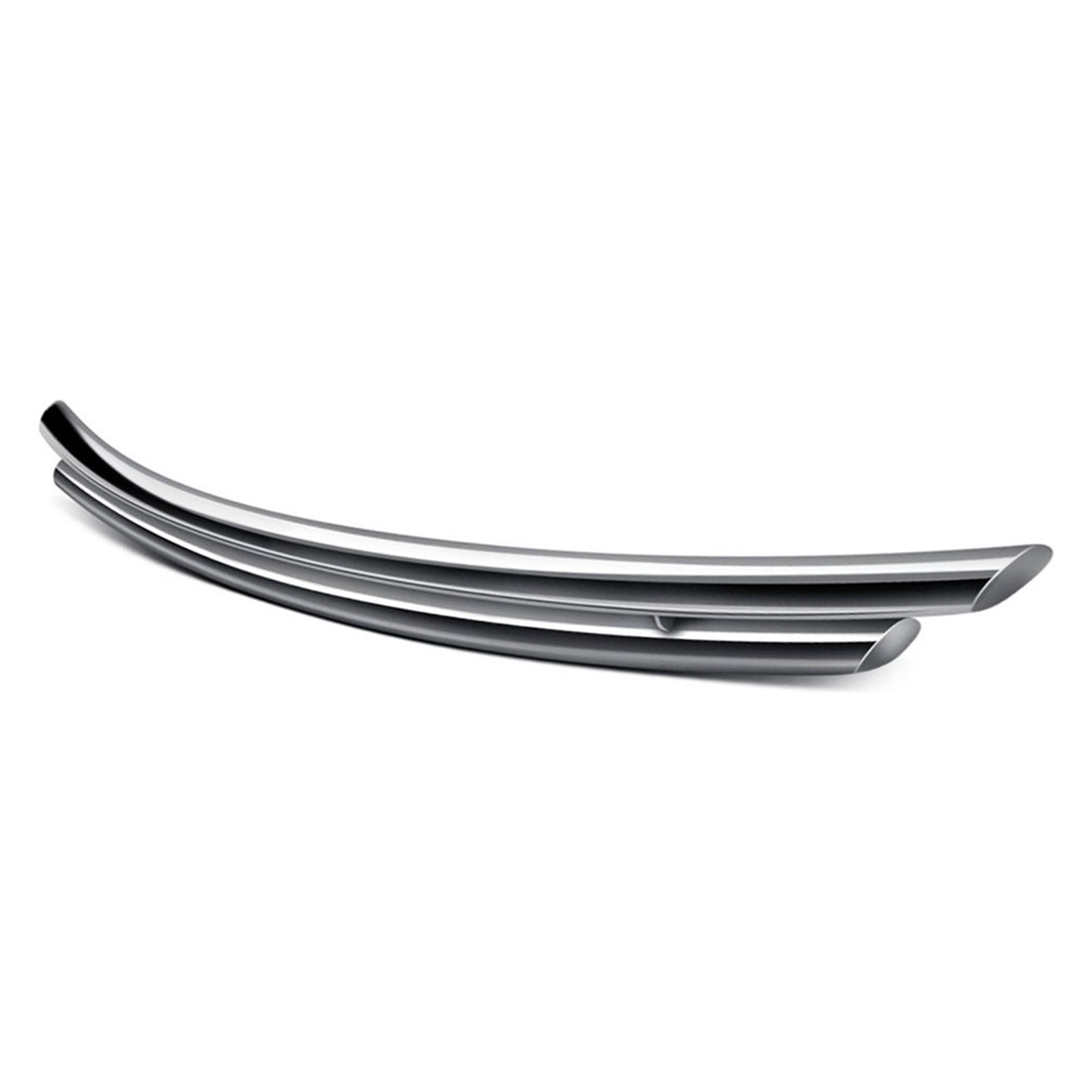 Black Horse Rear Bumper Guard Double Layer Stainless Steel Compatible with 2015-2019 Nissan Murano-8D118503SS-DL