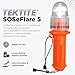 TEKTITE® SOSeFLARE 5 NO MORE FLARES! Electronic Boat Distress Flare - USCG & SOLAS Compliant Marine Safety Signal - Nighttime SOS Emergency Light - Waterproof Handheld LED Locator for Boats.