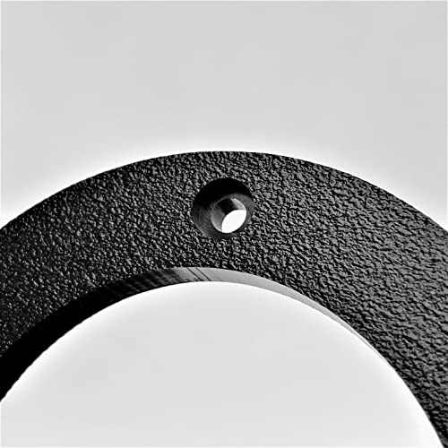 5 Inch Modern Plastic House Number, Black Or White Building Address Number With Stainless Steel Screws Included (Black 2) #TOP7