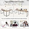 Reversible Corner Study Workstation And Writing Desk With Monitor Stand - View #9