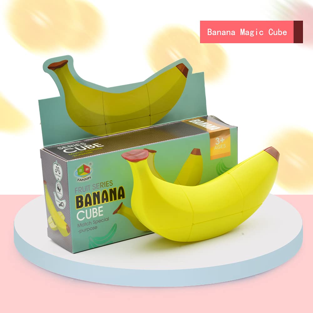 おまとめ　Middle Banana Magic Amazon.com: Yealvin 3D Fruit Cube 3×3 Magic Speed Cube Children's