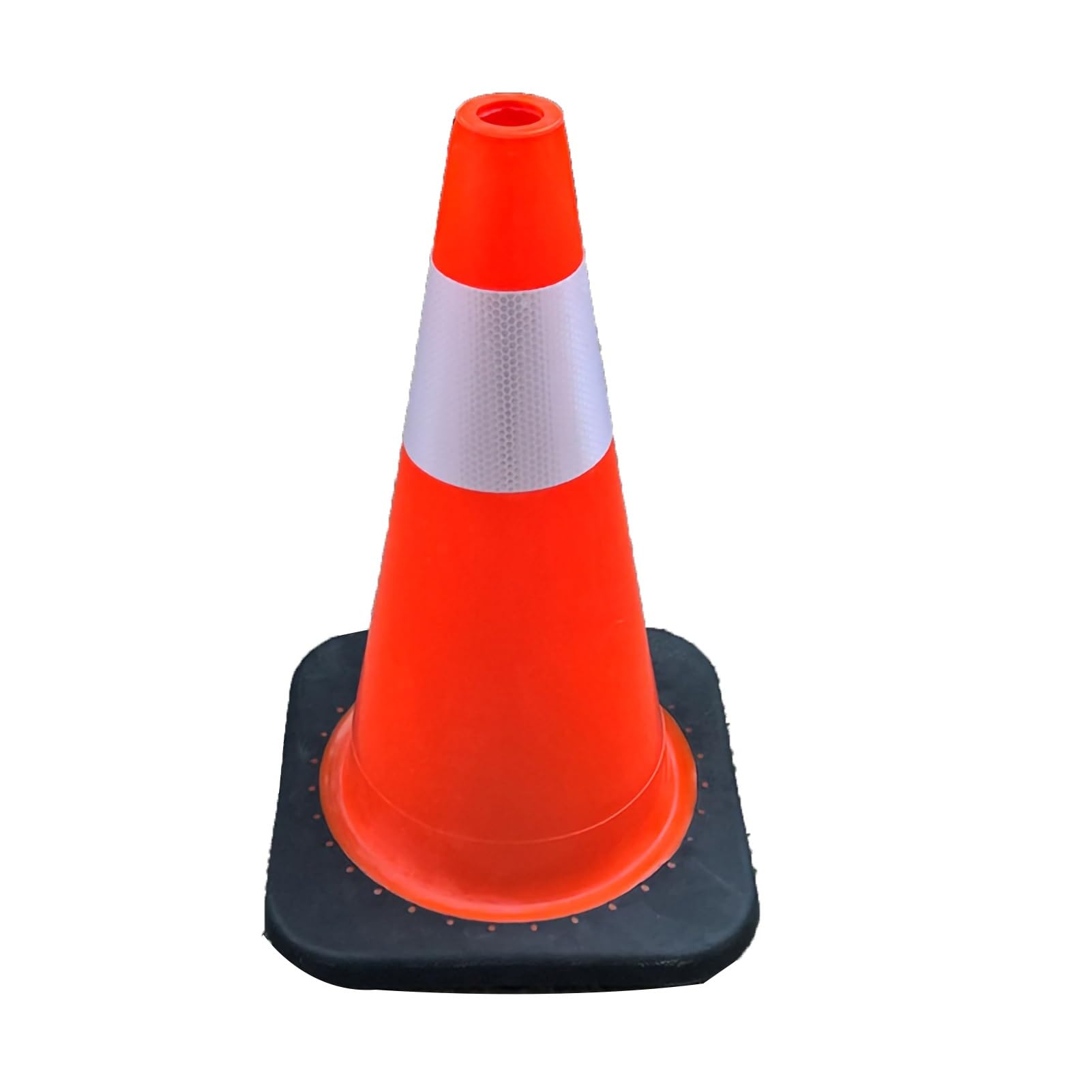 LWJSOCP Reflective Safety Cones with Weighted Base for Enhanced Visibility and Stability in Traffic, Construction, and Parking Areas