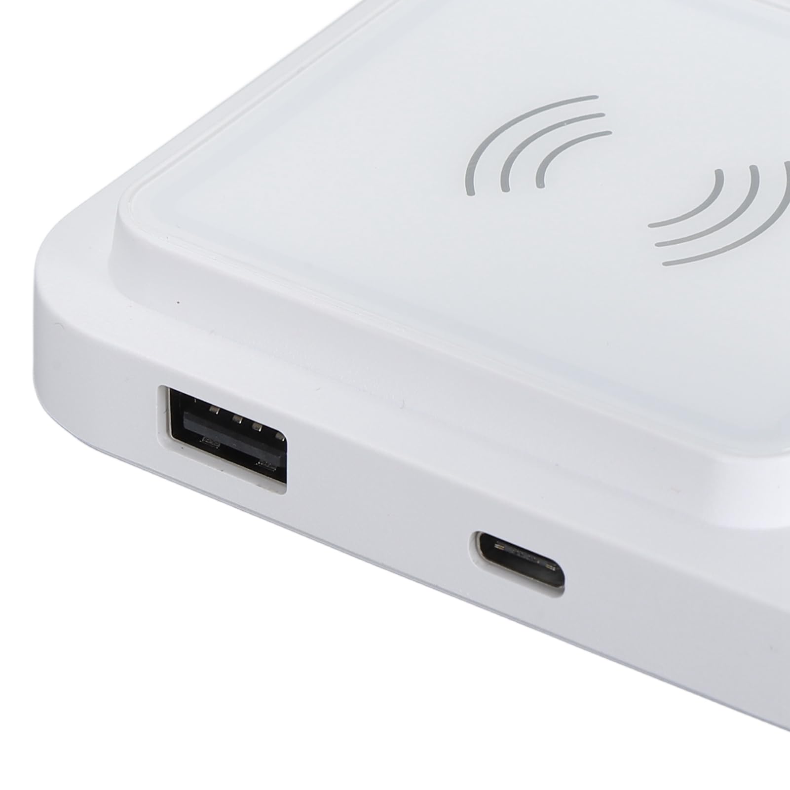Cocoarm Station de Charge sans Fil Pliable 4 en 1, Sortie USB (White)