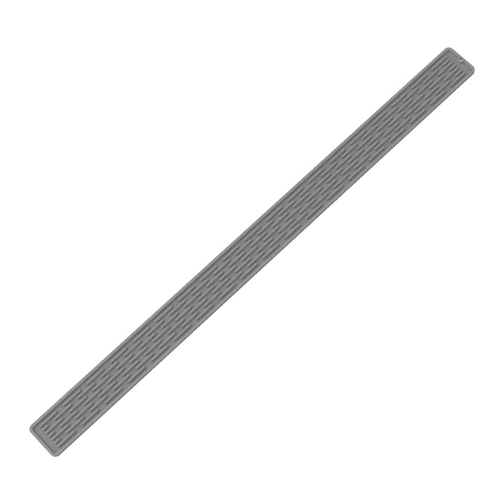 Sink Extended Narrow Edge Drain Pad, Kitchen Faucet Splash Pad, Bar Mat, Sink Countertop Storage Pad(Gray,55x8.8cm/21.6x3.4in)