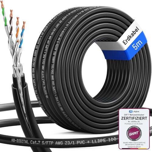 NEDIS Cavo di rete Cat7, cavo patch a doppia schermatura per