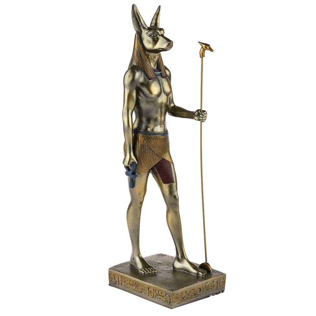 Egipska Statuetka Dekoracyjna Anubis