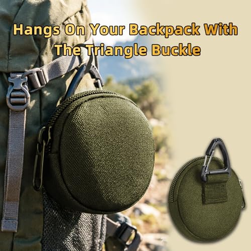 Image of Tactical Pouch, Small Military Gear Bags, EDC Pouches Accessories for Multi Purpose, Small Change Purse for Coin, Wireless Headset Bag, Key Case.