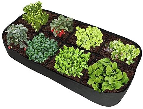 GREENSHEEP Geo Fabric Rectangular Grow Bed - Durable Plant Bed with Curved Design - 36x24x8 Inches - Breathable and Eco-Friendly (B0BNJ46ZJW) Amazon Price History, Amazon Price Tracker