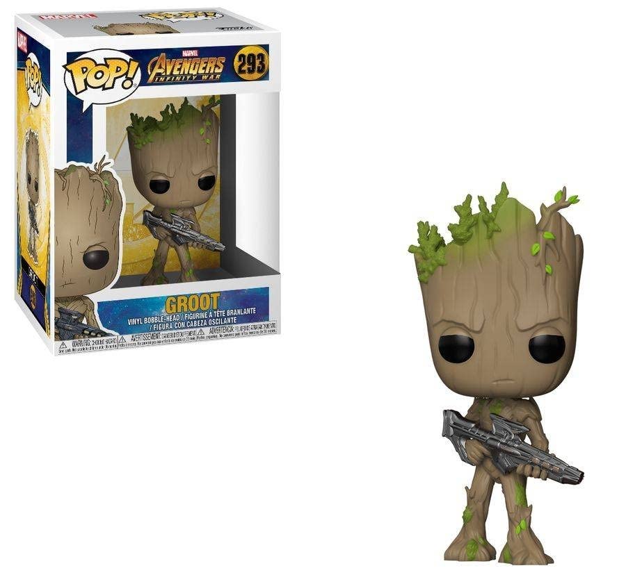 Funko Pop! Marvel: Avengers Infinity War - Teen Groot With Gun