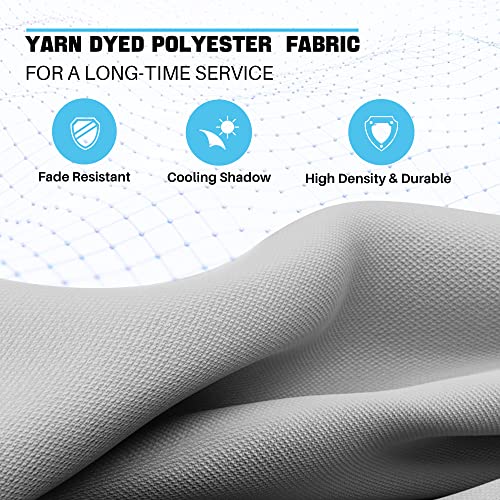 Superjare 13Ft Umbrella Outdoor Patio And Curved-Bar Hammock With Stand #TOP3