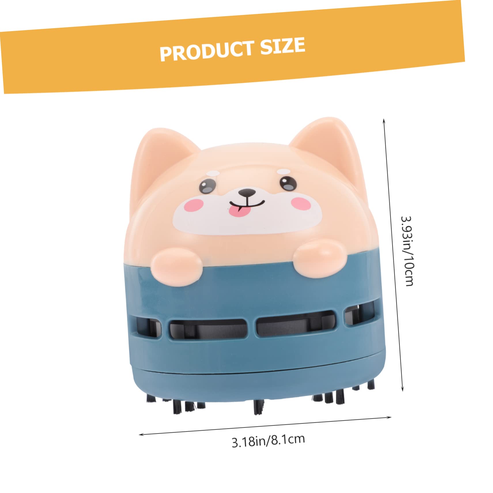 PRETYZOOM Cute Cat Shaped Mini Desktop Vacuum Cleaner Portable Table Sweeper for Easy Cleaning of Pencil Shavings More Lightweight Material Chic Design for Home