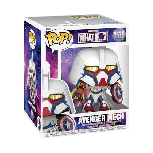 Funko Pop! Super: What If - Super Mech - Marvel- Figurine en Vinyle à Collectionner - Idée de Cadeau - Produits Officiels - Superheroes Fans