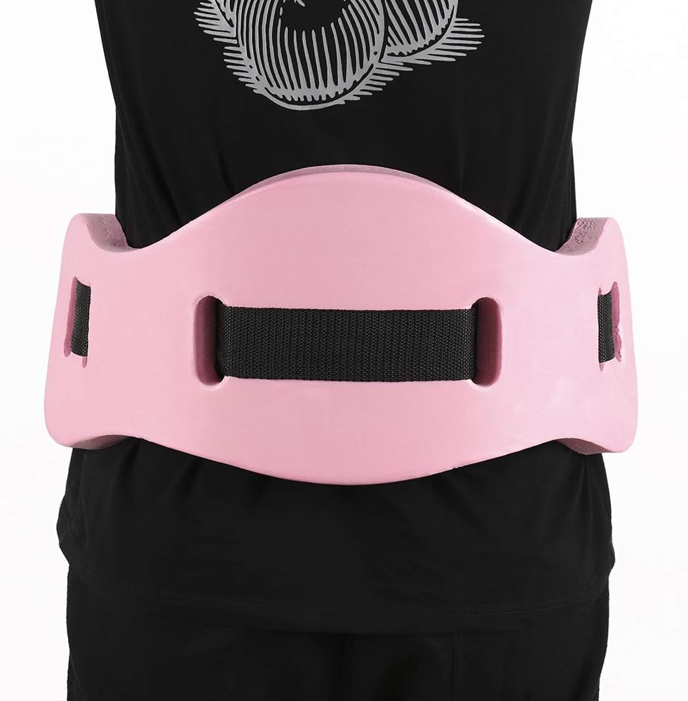 Workouty Back Floating Swim Belt EVA Foam Swimming Training Aid Waist Adult Kids Pool Float Kickboard (Pink) : Sports & Outdoors