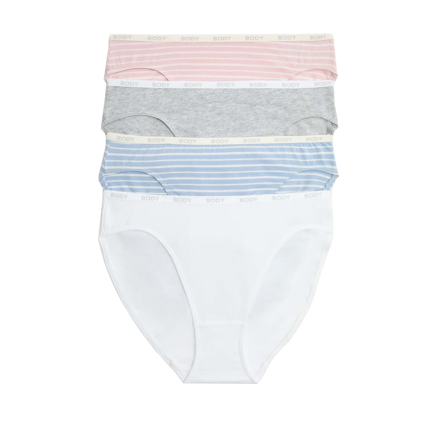 marks & spencer Body Womens Cotton Blend Solid Low Rise Bikini Knicker (Pack of 4)-picture-27