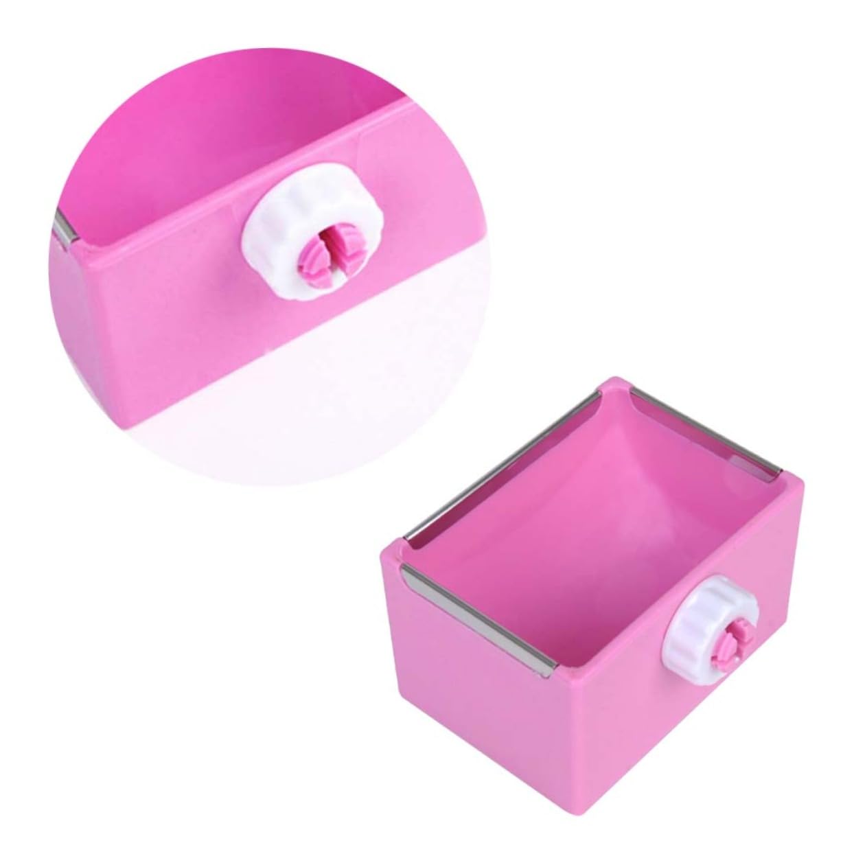 BESPORTBLE Pet Feeding Supplies Food Box Hanging Cage Plastic Pet Feeding Bowl for Guinea Pigs Rabbits Chinchillas for Use Guinea Pig Hutch