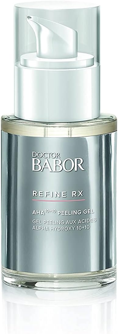 DOCTOR BABOR Refine RX AHA 10 10 Peeling Gel, Salicylic Acid Regenerating Exfoliant for Blemish Prone Skin, Minimizes Pores, Non-Comedogenic
