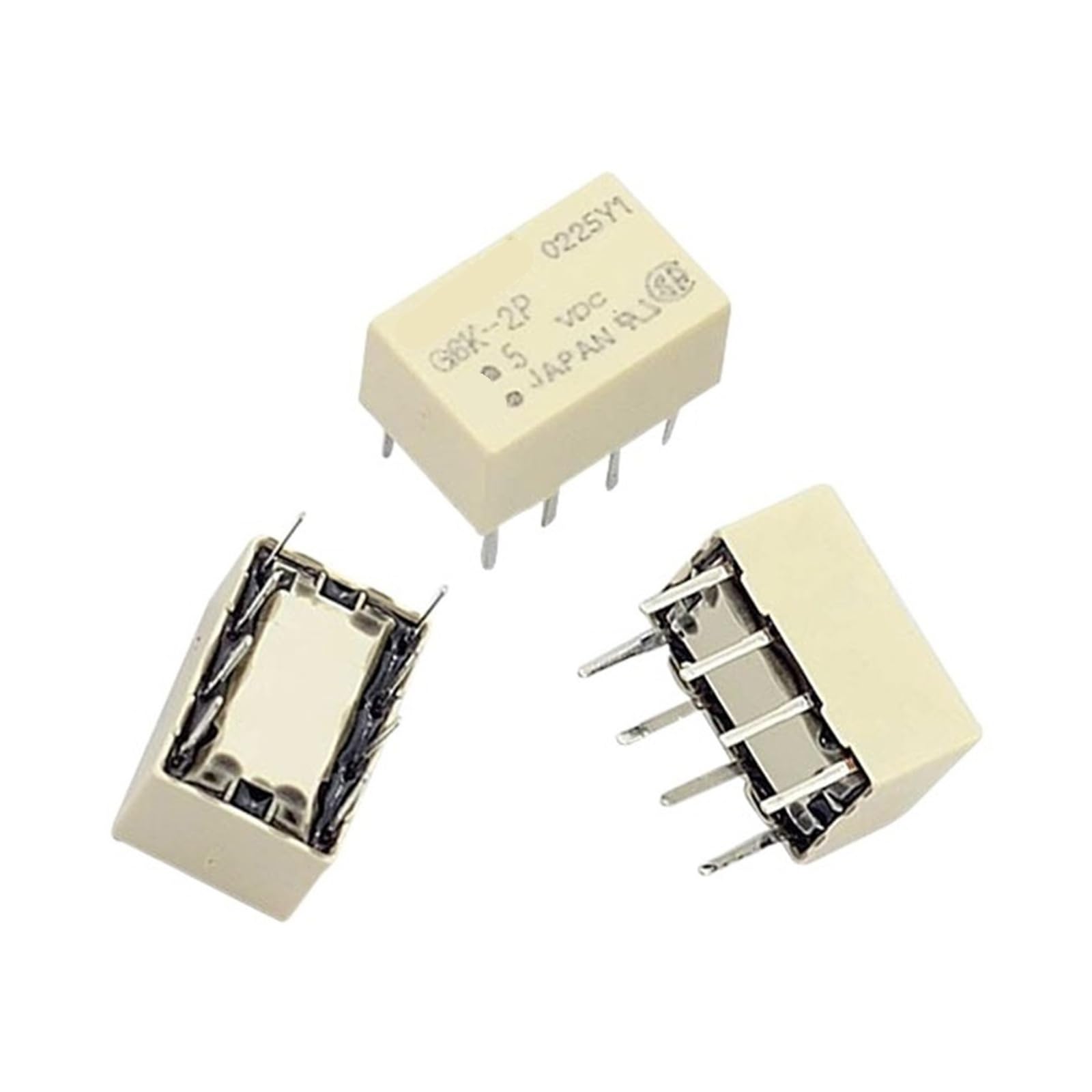 Relé de señal G6K-2P DC5V interruptor miniatura para reparar placas electrónicas 2