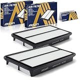 AISIN AFTERMARKET ARFH-01491 Pack of 2 Engine Air Filter