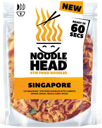 NoodleHead Singapore (Pack of 8) Ready in 60 seconds