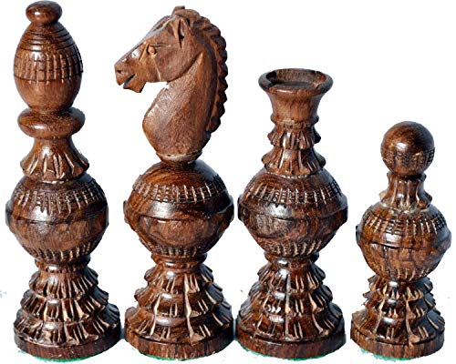 Juego de Ajedrez con diseño globo Rey 5" 32 piezas miniatura 2