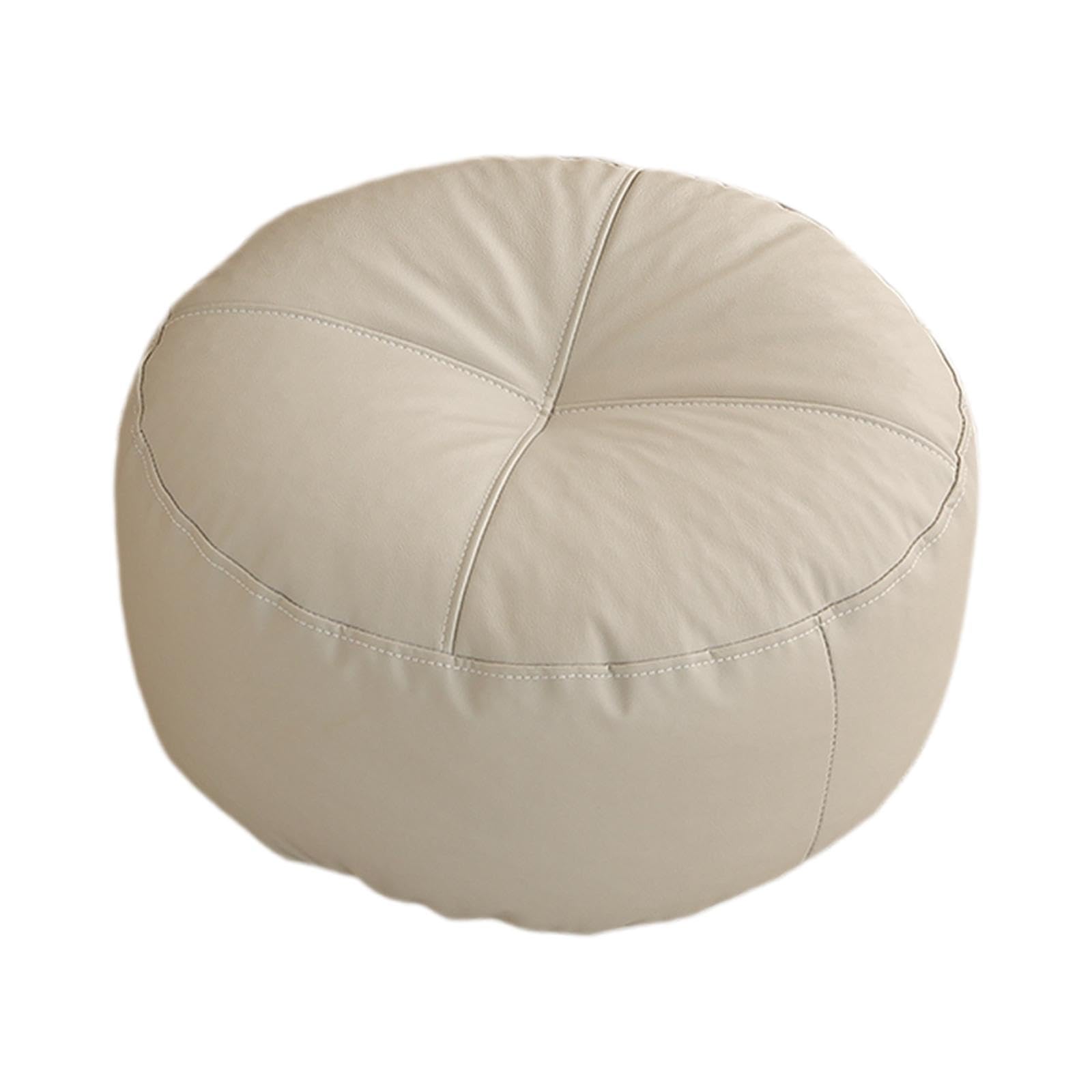 poduszki na krzesła, Poduszka podłogowa Poduszki tatami Okrągła dekoracyjna poduszka Futon, na zewnątrz, patio do wewnątrz, krzesło domowego biura(Light Grey)