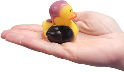 Miniatura 2 de Cool Rubber Ducks (2 pulgadas) tamaño estándar. (paquete de 12) lindos juguetes de bañera de pato para piscina (patos de goma para motoristas)