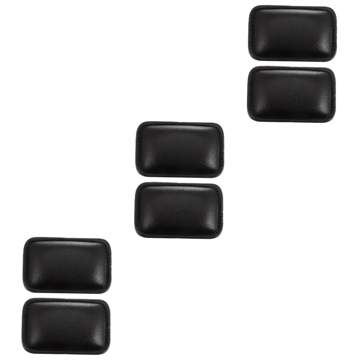 jojofuny 3 set Poggiapolsi Per Ufficio Per Tastiera Poggiapolsi Per Tastiera Poggiapolsi Per Tastiera Poggiapolsi Per Mouse Poggiapolsi Nero In Pu 2 pezzi * 3