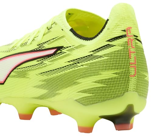 Puma Unisex Ultra 6 Match Fg/Ag Fußballschuh, Yellow Alert Puma Black Glowing Red Lime Squeeze, 43 EU – Ansicht 3