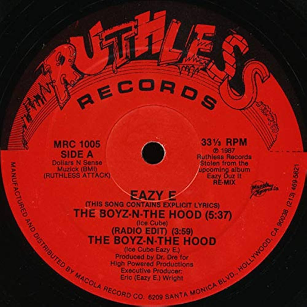 Amazon.com: Eazy E* ‎– The Boyz-N-The Hood, Ron-De-Vu L.A.