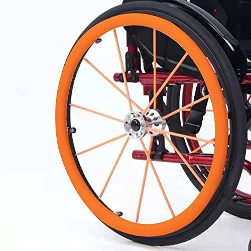 Funda de silicona para silla de ruedas, funda de silla de ruedas de 22/24 pulgadas, reposabrazos de silla de ruedas, accesorios para sillas de ruedas, guantes de mango de rueda trasera, funda de