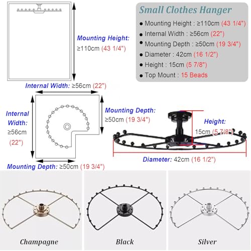 Cintre d'angle rotatif pour simplifier le rangement du vestiaire d'entrée - 2