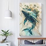 【MATÉRIAU DE HAUTE QUALITÉ】 Nos peintures murales sont faites de toile de haute qualité, imperméable, résistante aux UV et à la décoloration en intérieur. Les motifs imprimés sont haute définition, colorés et réalistes.