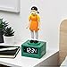 Paladone Squid Game Doll Alarm Clock - Officially Netflix Licensed Light, Kids Bedroom Accessories & Decor