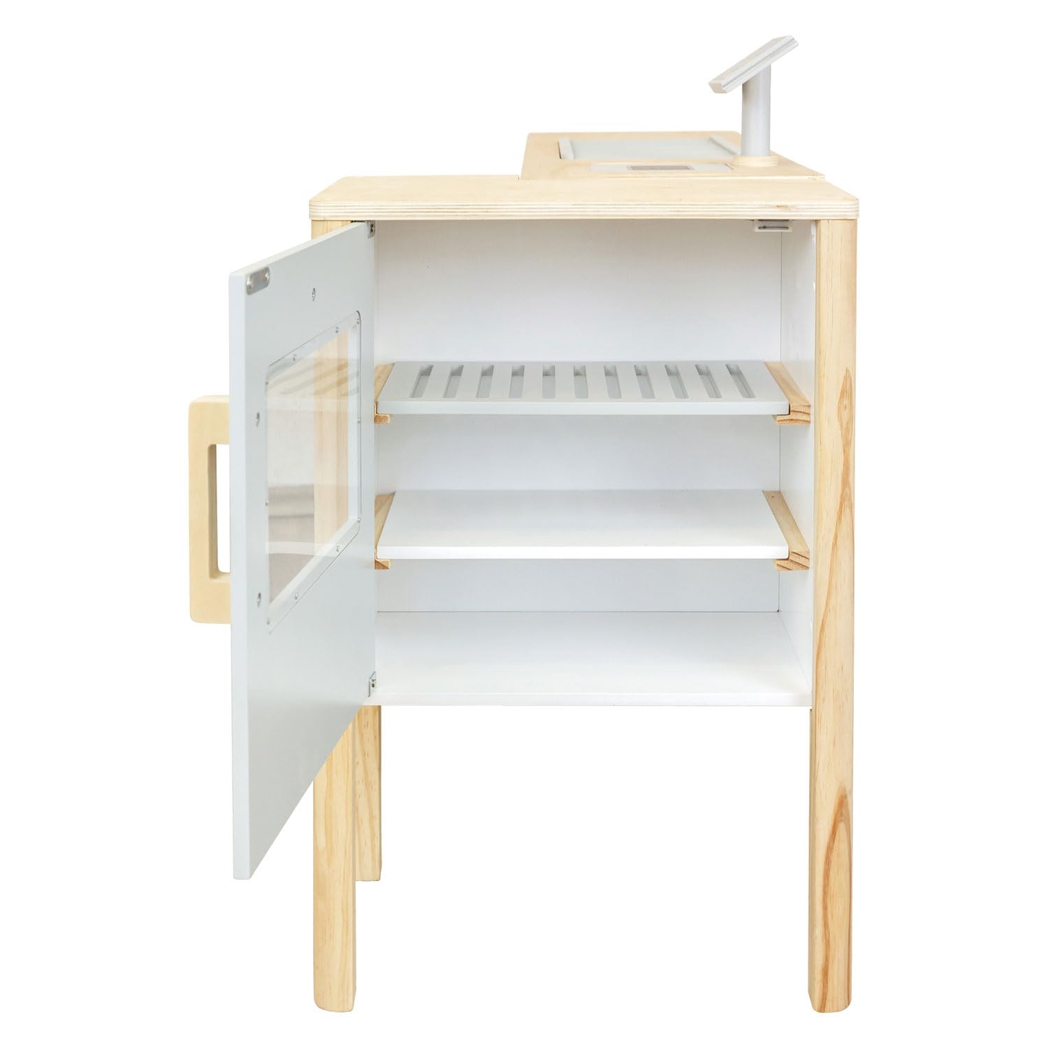 Small Foot Kaufladen und Kinderküche 'fresh' aus Holz, ab 3 Jahren, mit Zubehör, 11436, Weiß