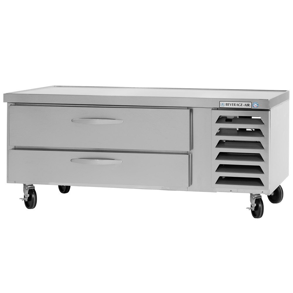 WTFCS36-1-48 Single-Section Worktop Cook Stand Freezer 8.5 cu. ft. by Beverage Air – Stainless Steel, Stainless, Model WTFCS36HC-1-48