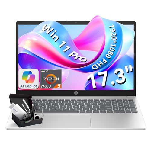 HP 17C`m[gp\RAAMD Ryzen 5 7430U(Beats i7-1165G7)A32GB RAM 1TB NVMe SSD Windows 11 ProA17.3C`FHD IPSACopilot AIAeL[L[{[hAType