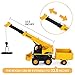SASBSC Toy Trucks Big Crane Truck Toys for 3+ Year Old Boys with Sound and Light Friction Power Trucks Birthday Gifts for Kids Ages 3-8