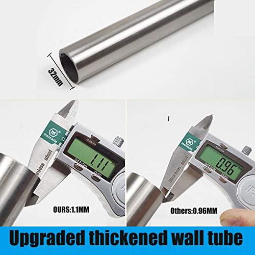 Flyskip Toilet Grab Bar,24 Inch Stainless Steel Handicap Rail For Bathroom Shower Safety,Non-Slip Hand Grips For Disabled, Elderly, Handicapped, And Pregnant Women,Floor To Wall-Mounted Support Bar #TOP4