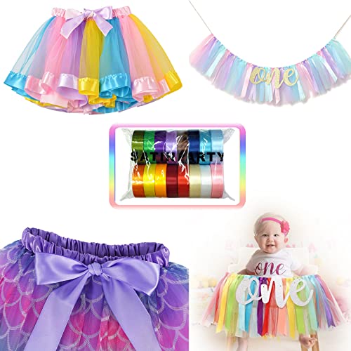 400 Yard Satin Ribbon Single Face 16 Solid Color Fabric Satin Ribbon Set,25 Yard Per Roll In 1 Inch Wide,16 Rolls,Assorted Ribbon Perfect For Gift Wrapping/Christmas/Wedding Favors/Party Decoration #TOP3